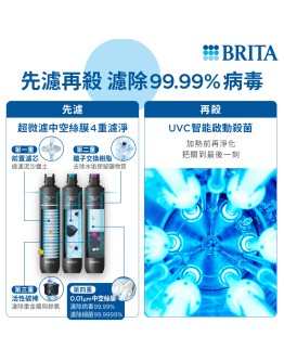 BRITA mypure pro X9 櫥下瞬熱雙溫淨水組(專利升級版)