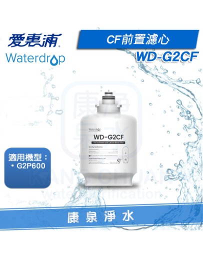 EVERPURE 愛惠浦 Waterdrop G2P600 專用前置複合式濾芯 WD-G2CF(第一道)