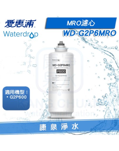 EVERPURE 愛惠浦 Waterdrop G2P600 專用MRO濾芯 WD-G2P6MRO(第二道)