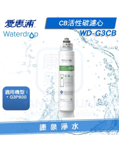 EVERPURE 愛惠浦 Waterdrop G3P800 專用CB活性碳濾心 WD-G3CB